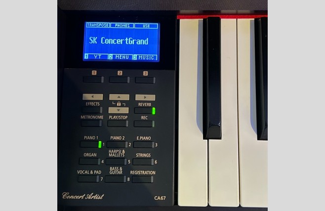 Used Kawai CA67 Satin Rosewood Digital Piano Complete Package (SN:G250478) - Image 6